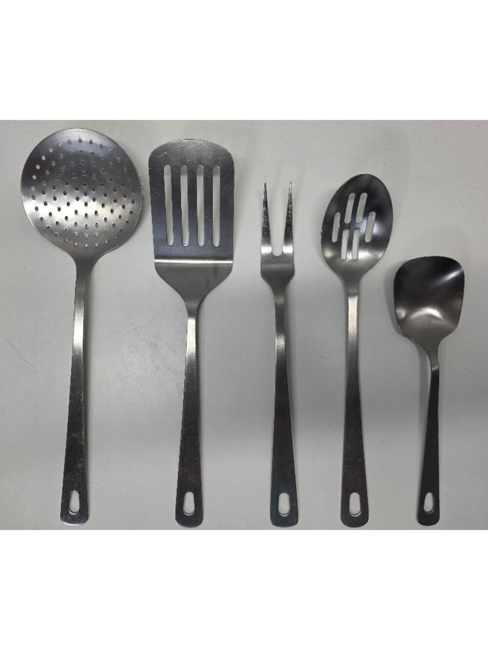Prestige Stainless Steel Kitchen Utensil Set Slotted Spoon Spatula Ladle 5pc